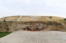Prezident İlham Əliyev və birinci xanım Mehriban Əliyeva “Yanardağ” qoruğunun açılışında iştirak ediblər (YENİLƏNİB) (FOTO)