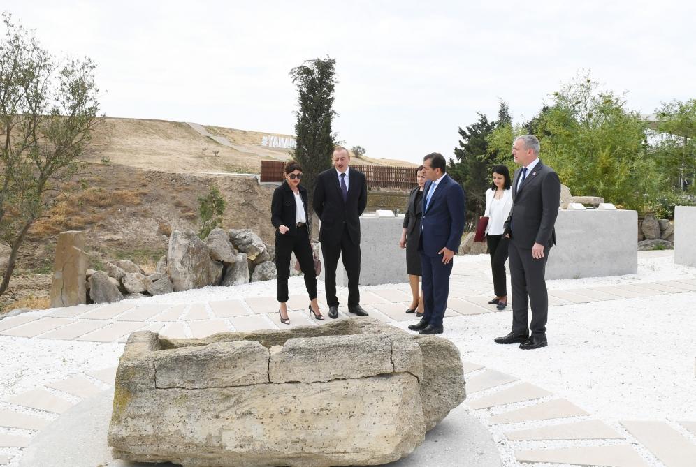 Prezident İlham Əliyev və birinci xanım Mehriban Əliyeva “Yanardağ” qoruğunun açılışında iştirak ediblər (YENİLƏNİB) (FOTO)