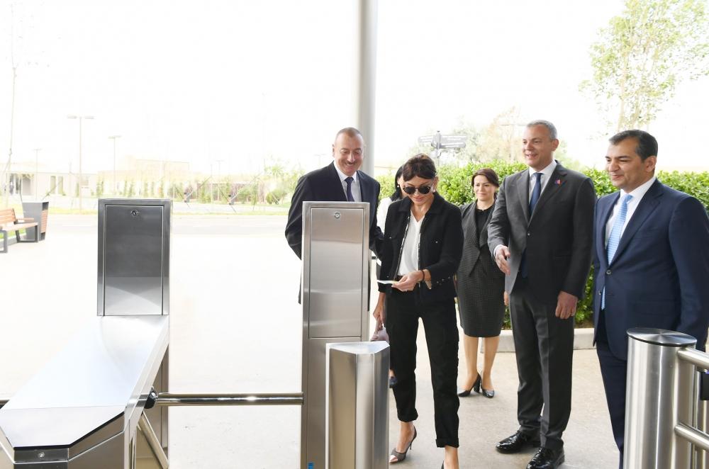 Prezident İlham Əliyev və birinci xanım Mehriban Əliyeva “Yanardağ” qoruğunun açılışında iştirak ediblər (YENİLƏNİB) (FOTO)