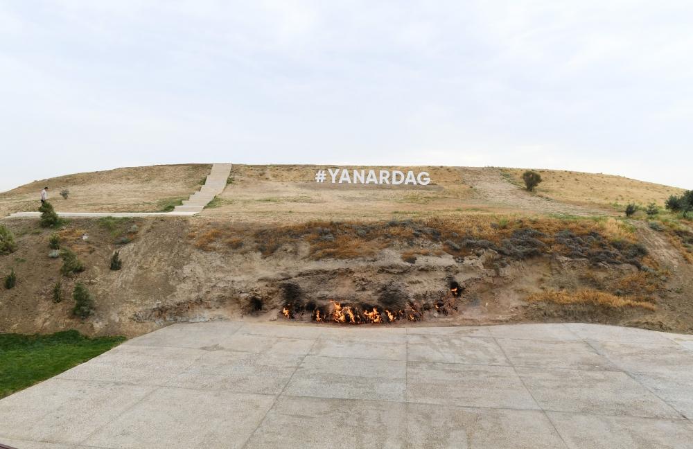 Prezident İlham Əliyev və birinci xanım Mehriban Əliyeva “Yanardağ” qoruğunun açılışında iştirak ediblər (YENİLƏNİB) (FOTO)