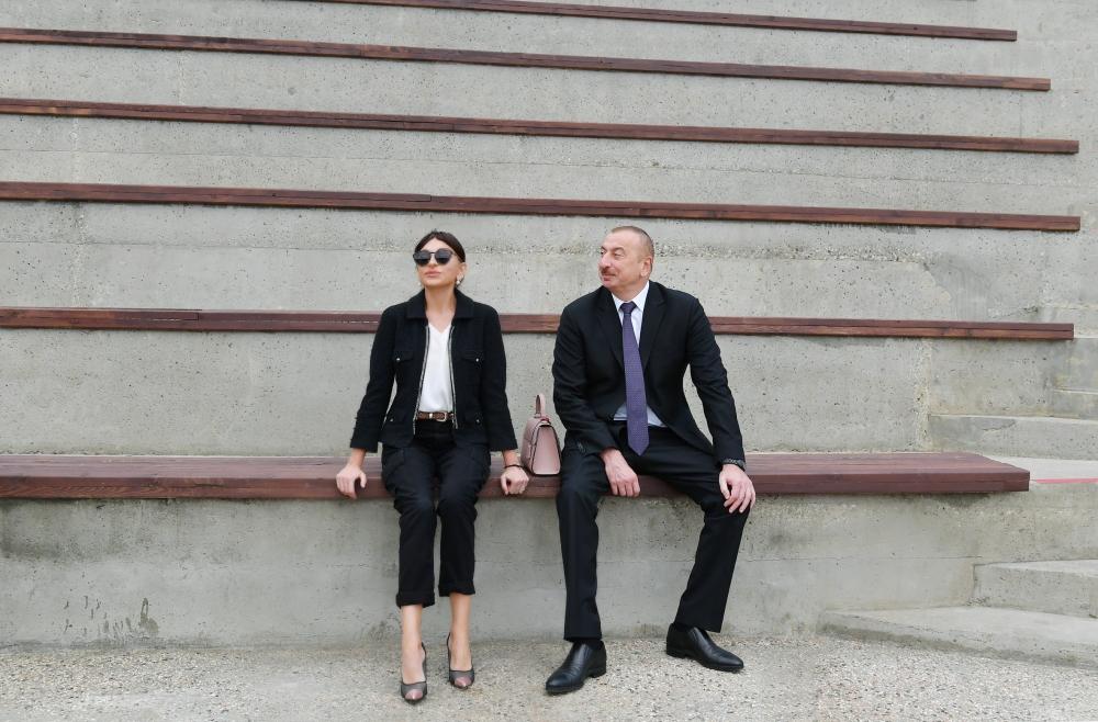Prezident İlham Əliyev və birinci xanım Mehriban Əliyeva “Yanardağ” qoruğunun açılışında iştirak ediblər (YENİLƏNİB) (FOTO)