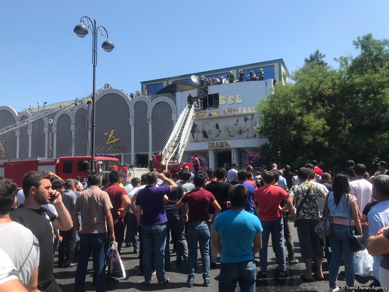 Nizami rayonu ərazisində baş verən yanğın söndürülüb (FOTO/VİDEO) (YENİLƏNİB)