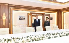 Prezident İlham Əliyev Cəmşid Naxçıvanski adına Hərbi Liseydə yenidənqurma işlərindən sonra yaradılan şəraitlə tanış olub (FOTO) (YENİLƏNİB)