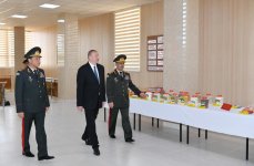 Prezident İlham Əliyev Cəmşid Naxçıvanski adına Hərbi Liseydə yenidənqurma işlərindən sonra yaradılan şəraitlə tanış olub (FOTO) (YENİLƏNİB)