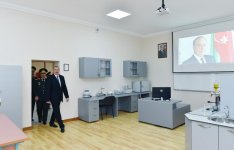 Prezident İlham Əliyev Cəmşid Naxçıvanski adına Hərbi Liseydə yenidənqurma işlərindən sonra yaradılan şəraitlə tanış olub (FOTO) (YENİLƏNİB)