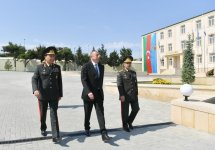 Prezident İlham Əliyev Cəmşid Naxçıvanski adına Hərbi Liseydə yenidənqurma işlərindən sonra yaradılan şəraitlə tanış olub (FOTO) (YENİLƏNİB)