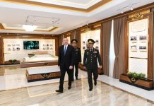 Prezident İlham Əliyev Cəmşid Naxçıvanski adına Hərbi Liseydə yenidənqurma işlərindən sonra yaradılan şəraitlə tanış olub (FOTO) (YENİLƏNİB)