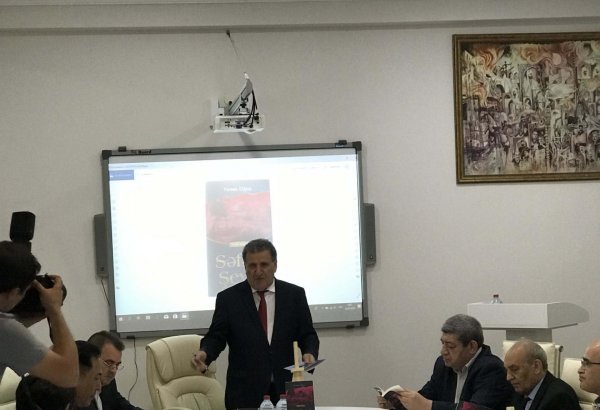 Yunus Oğuzun yeni tarixi romanının təqdimatı oldu (FOTO)