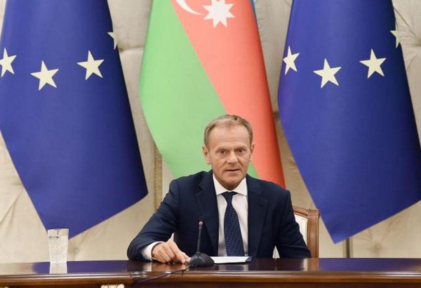 Donald Tusk: Ümumi Aviasiya Məkanı üzrə Saziş, habelə yeni Aİ-Azərbaycan sazişi üzrə danışıqlar yekunlaşmaq üzrədir