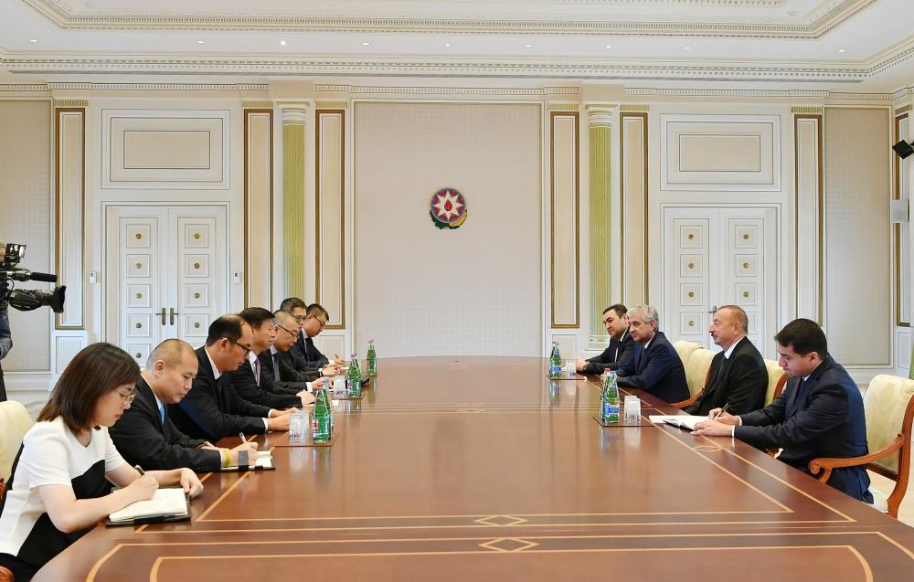 Prezident İlham Əliyev: Çindən Azərbaycana yük qatarının gəlməsi əməkdaşlığımızın iqtisadi, nəqliyyat sahələrində yaxşı perspektivlərə malik olmasının göstəricisidir