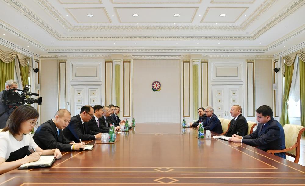 Prezident İlham Əliyev: Çindən Azərbaycana yük qatarının gəlməsi əməkdaşlığımızın iqtisadi, nəqliyyat sahələrində yaxşı perspektivlərə malik olmasının göstəricisidir