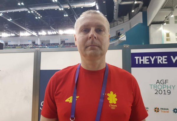 EYOF Bakı 2019: Milli Gimnastika Arenasının zalı çox yaxşıdır - Litva nümayəndə heyətinin nümayəndəsi