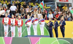 Rusiya millisi idman gimnastikası üzrə komanda yarışlarının qalibi olub - “Bakı 2019” (FOTO)