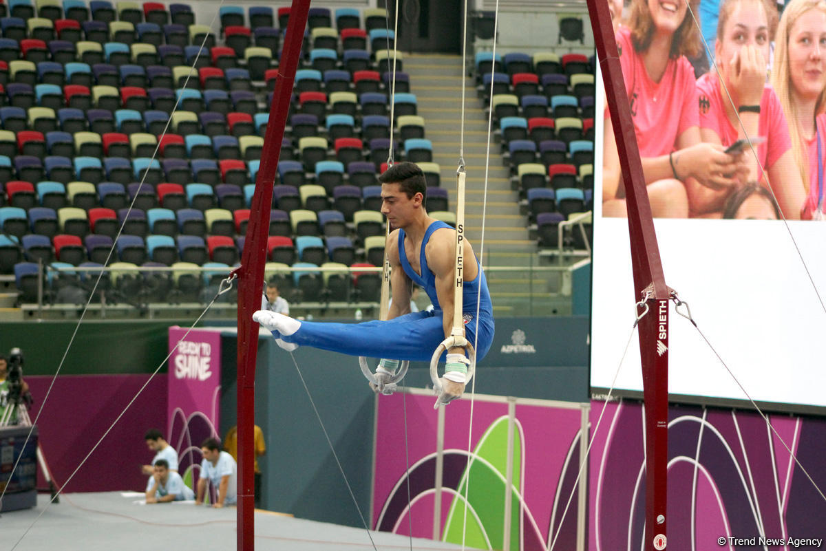 "EYOF Bakı-2019": İdman gimnastikası yarışlarından maraqlı anlar (FOTO)