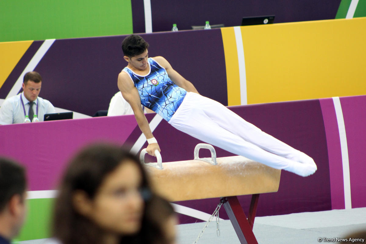 "EYOF Bakı-2019": İdman gimnastikası yarışlarından maraqlı anlar (FOTO)