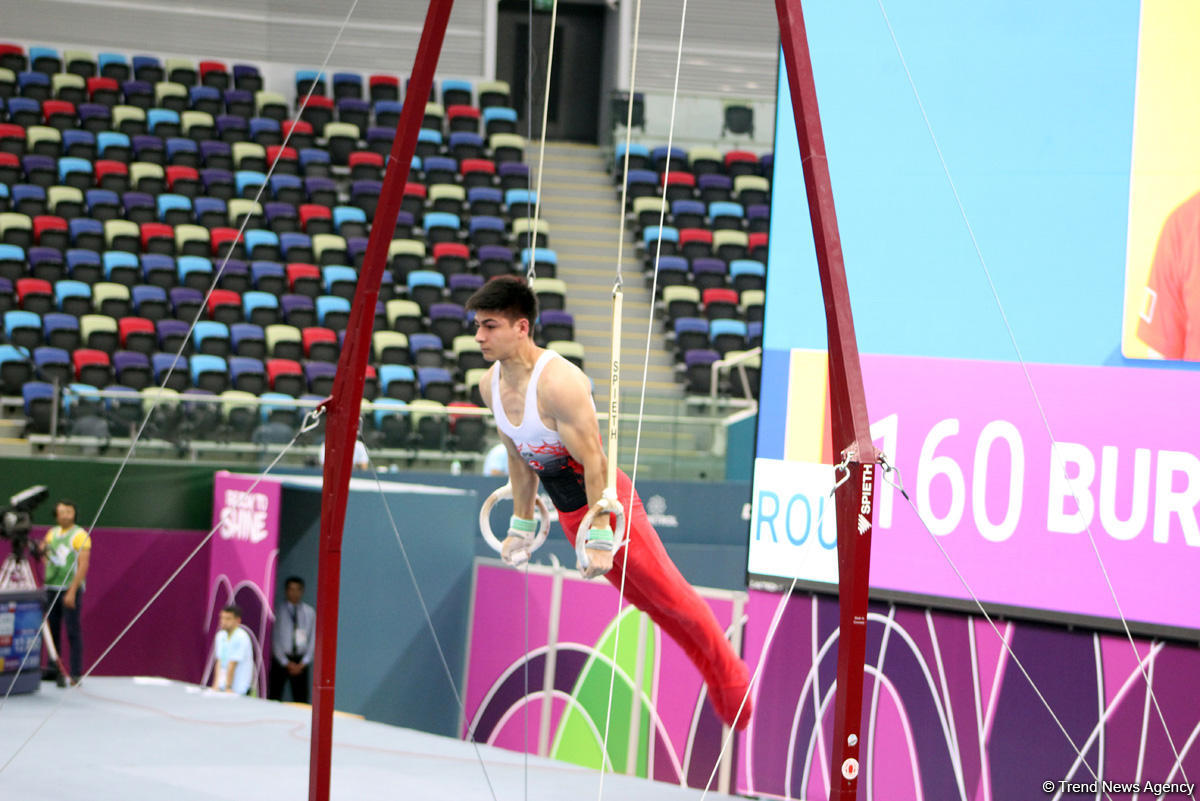 "EYOF Bakı-2019": İdman gimnastikası yarışlarından maraqlı anlar (FOTO)