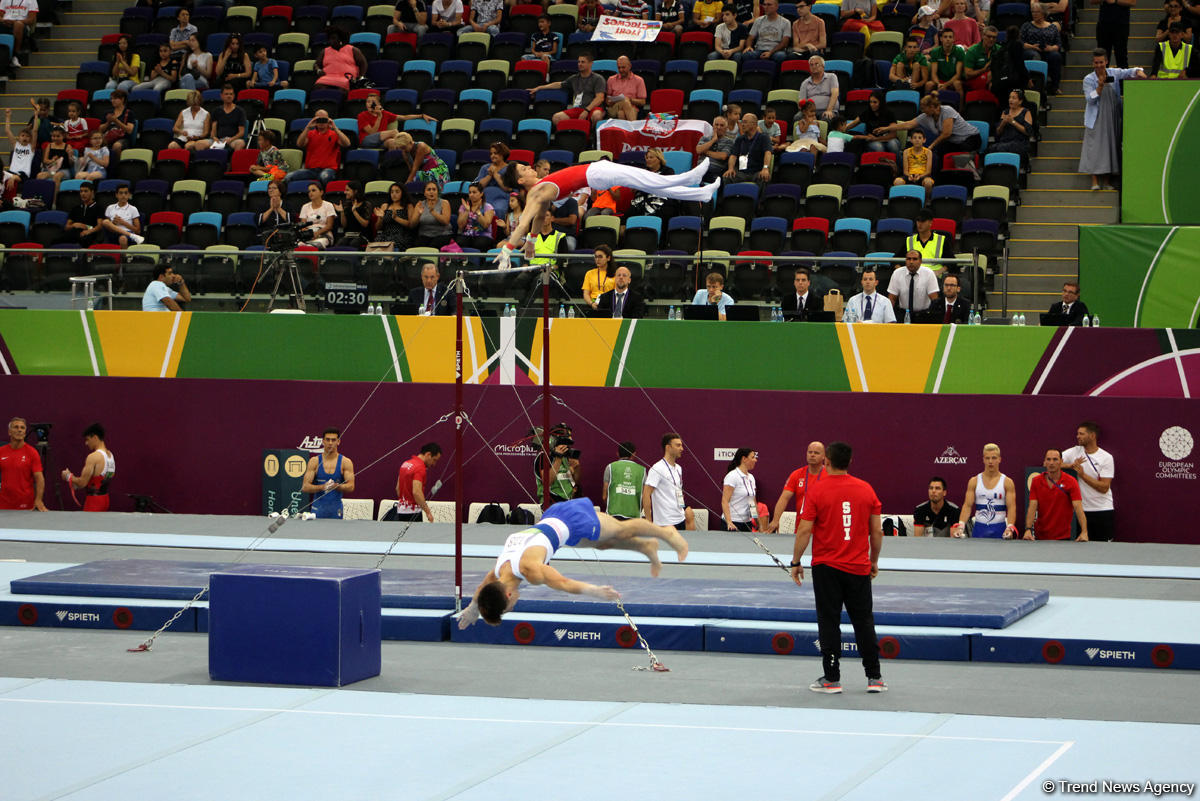 "EYOF Bakı-2019": İdman gimnastikası yarışlarından maraqlı anlar (FOTO)