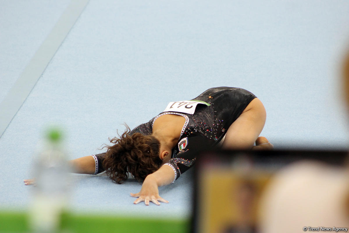 "EYOF Bakı-2019": İdman gimnastikası yarışlarından maraqlı anlar (FOTO)