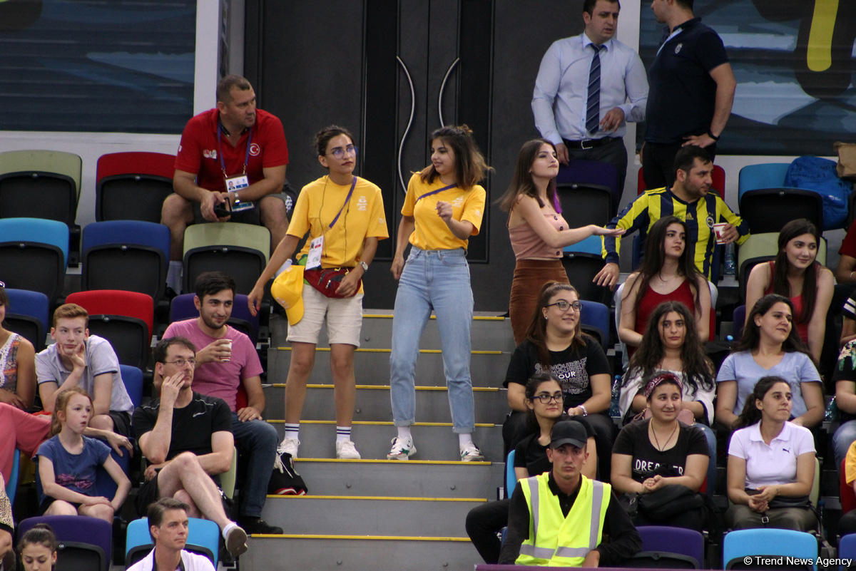 "EYOF Bakı-2019": İdman gimnastikası yarışlarından maraqlı anlar (FOTO)