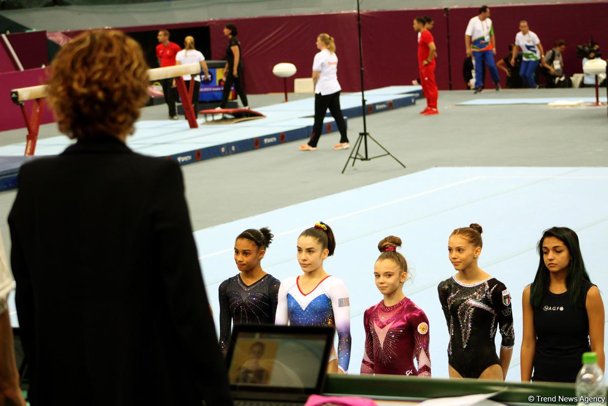 "EYOF Bakı-2019": İdman gimnastikası yarışlarından maraqlı anlar (FOTO)