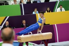 "EYOF Bakı 2019": Milli Gimnastika Arenasında idman gimnastikası üzrə yarışların 4-cü günü başlayıb (FOTO)