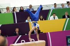 "EYOF Bakı 2019": Milli Gimnastika Arenasında idman gimnastikası üzrə yarışların 4-cü günü başlayıb (FOTO)