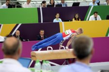 "EYOF Bakı 2019": Milli Gimnastika Arenasında idman gimnastikası üzrə yarışların 4-cü günü başlayıb (FOTO)