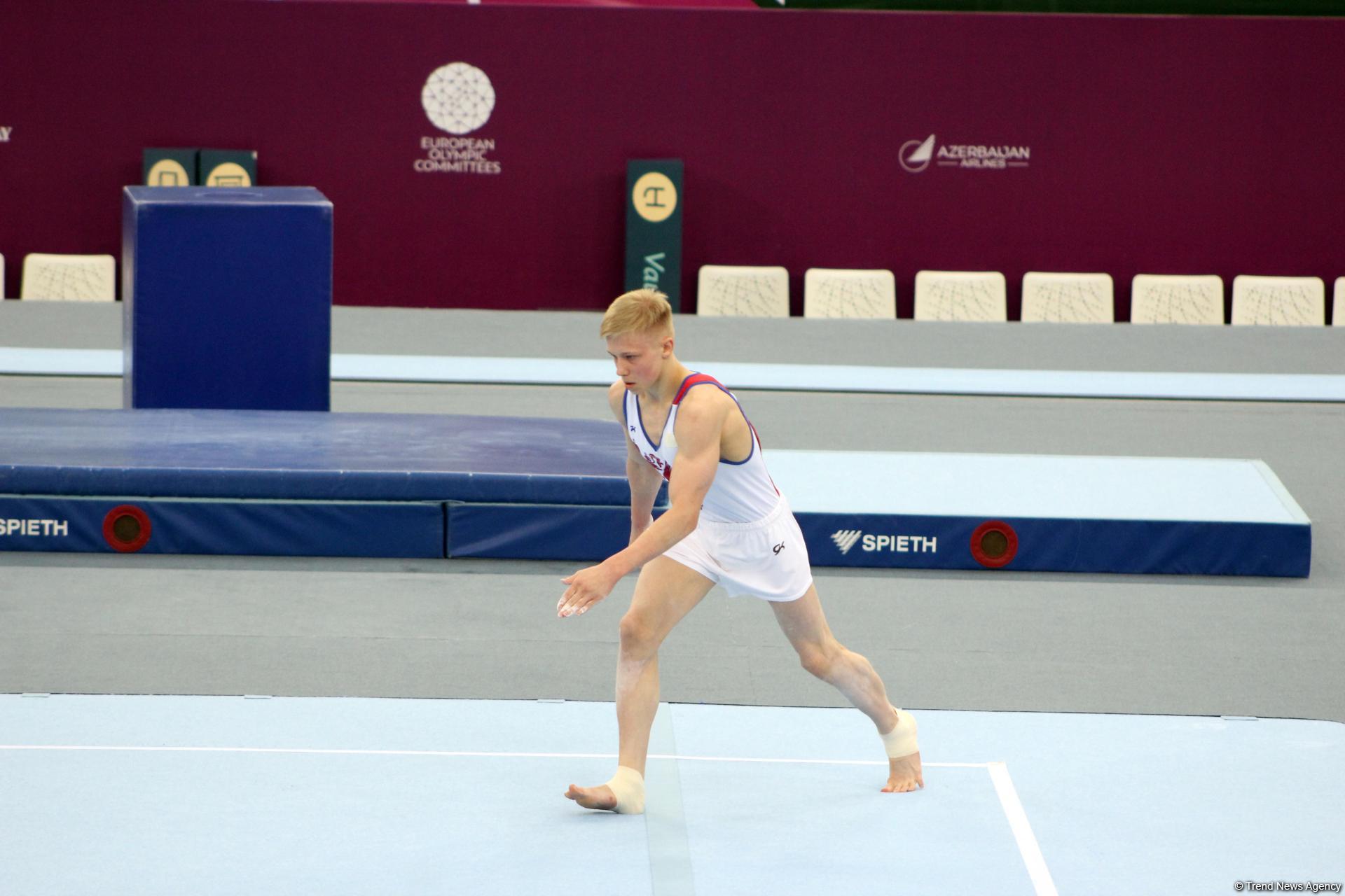 "EYOF Bakı 2019": Milli Gimnastika Arenasında idman gimnastikası üzrə yarışların 4-cü günü başlayıb (FOTO)