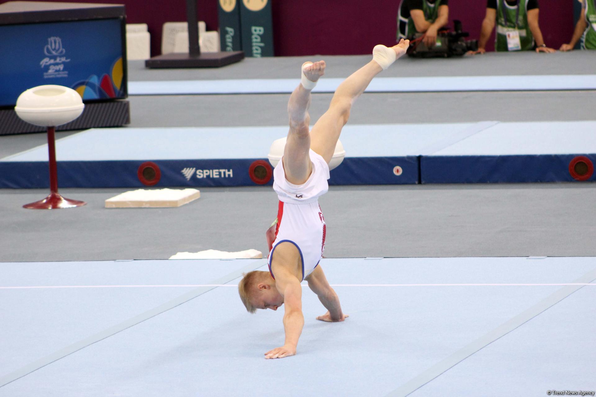 "EYOF Bakı 2019": Milli Gimnastika Arenasında idman gimnastikası üzrə yarışların 4-cü günü başlayıb (FOTO)