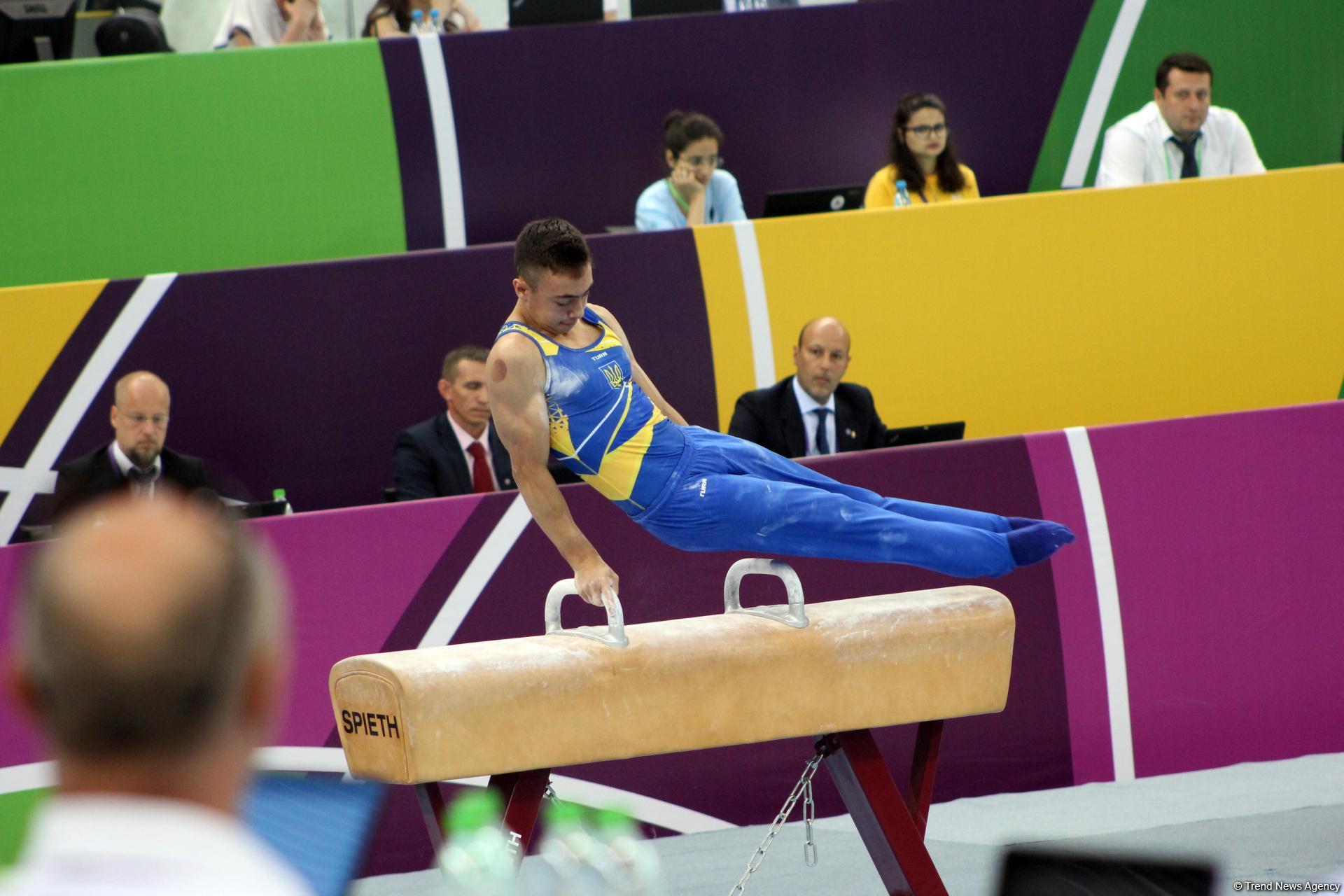 "EYOF Bakı 2019": Milli Gimnastika Arenasında idman gimnastikası üzrə yarışların 4-cü günü başlayıb (FOTO)