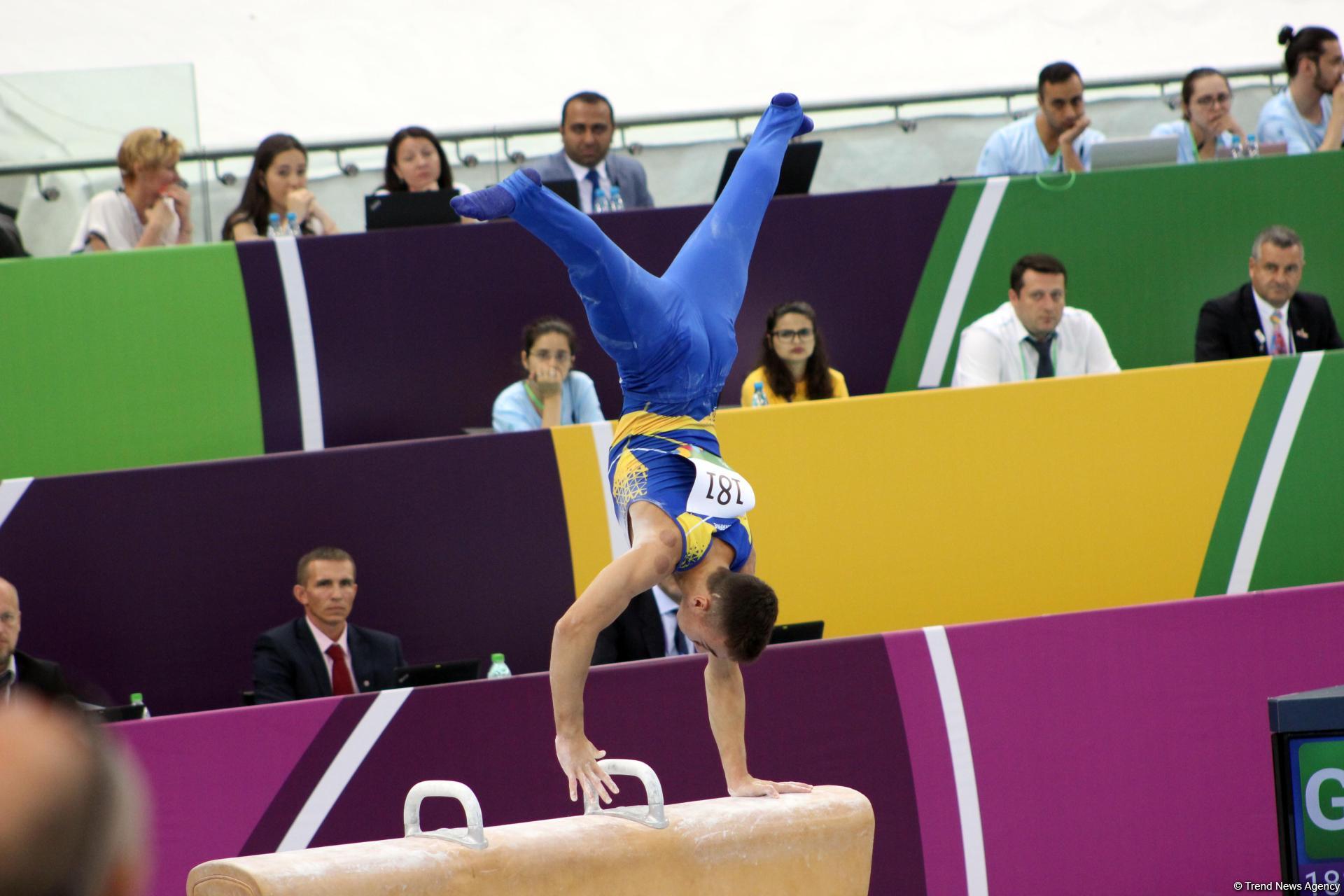 "EYOF Bakı 2019": Milli Gimnastika Arenasında idman gimnastikası üzrə yarışların 4-cü günü başlayıb (FOTO)