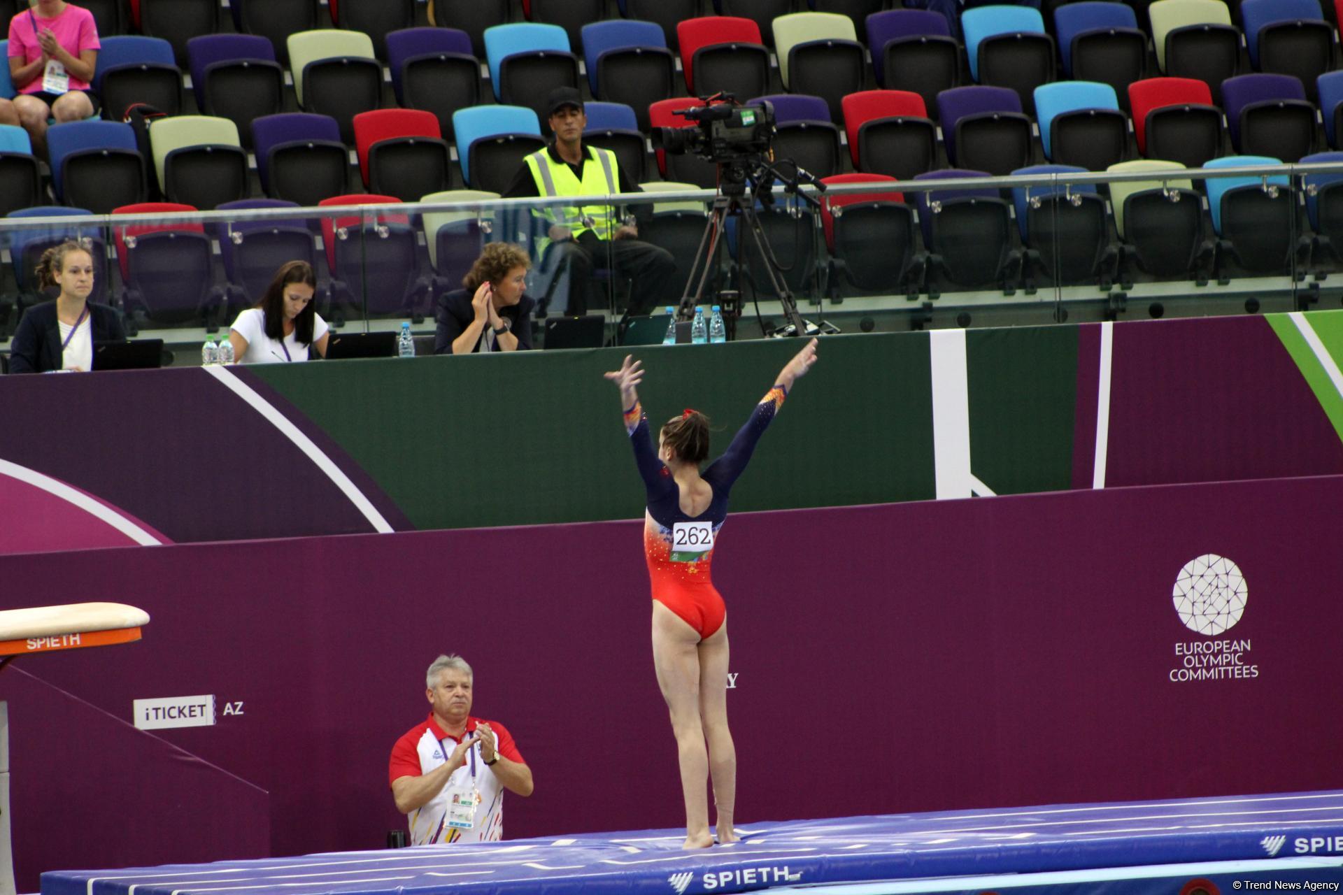 "EYOF Bakı 2019": Milli Gimnastika Arenasında idman gimnastikası üzrə yarışların 4-cü günü başlayıb (FOTO)