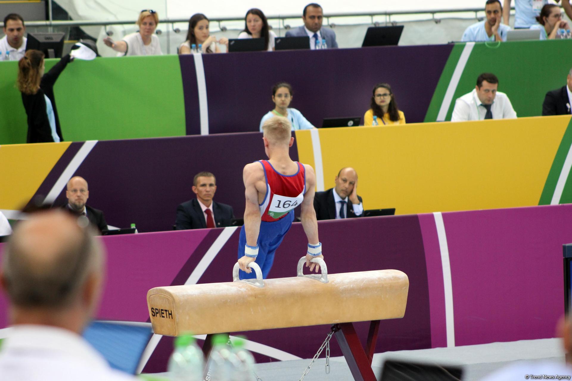 "EYOF Bakı 2019": Milli Gimnastika Arenasında idman gimnastikası üzrə yarışların 4-cü günü başlayıb (FOTO)