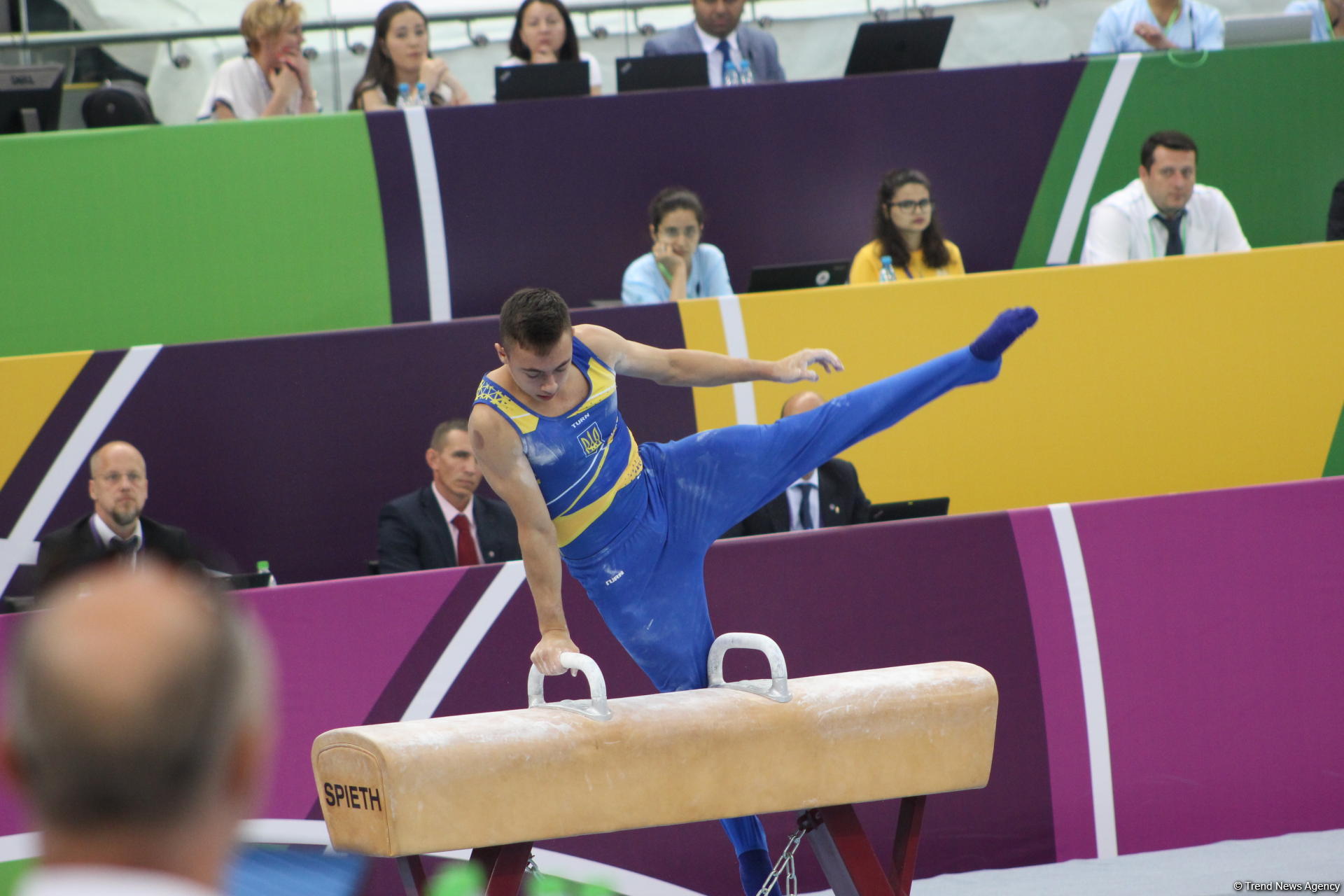 "EYOF Bakı 2019": Milli Gimnastika Arenasında idman gimnastikası üzrə yarışların 4-cü günü başlayıb (FOTO)