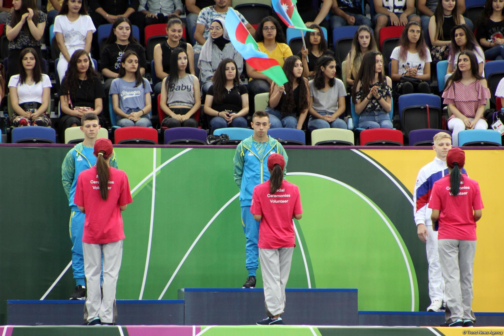 Ukraynalı gimnast EYOF Bakı 2019-da qızıl medal qazandı