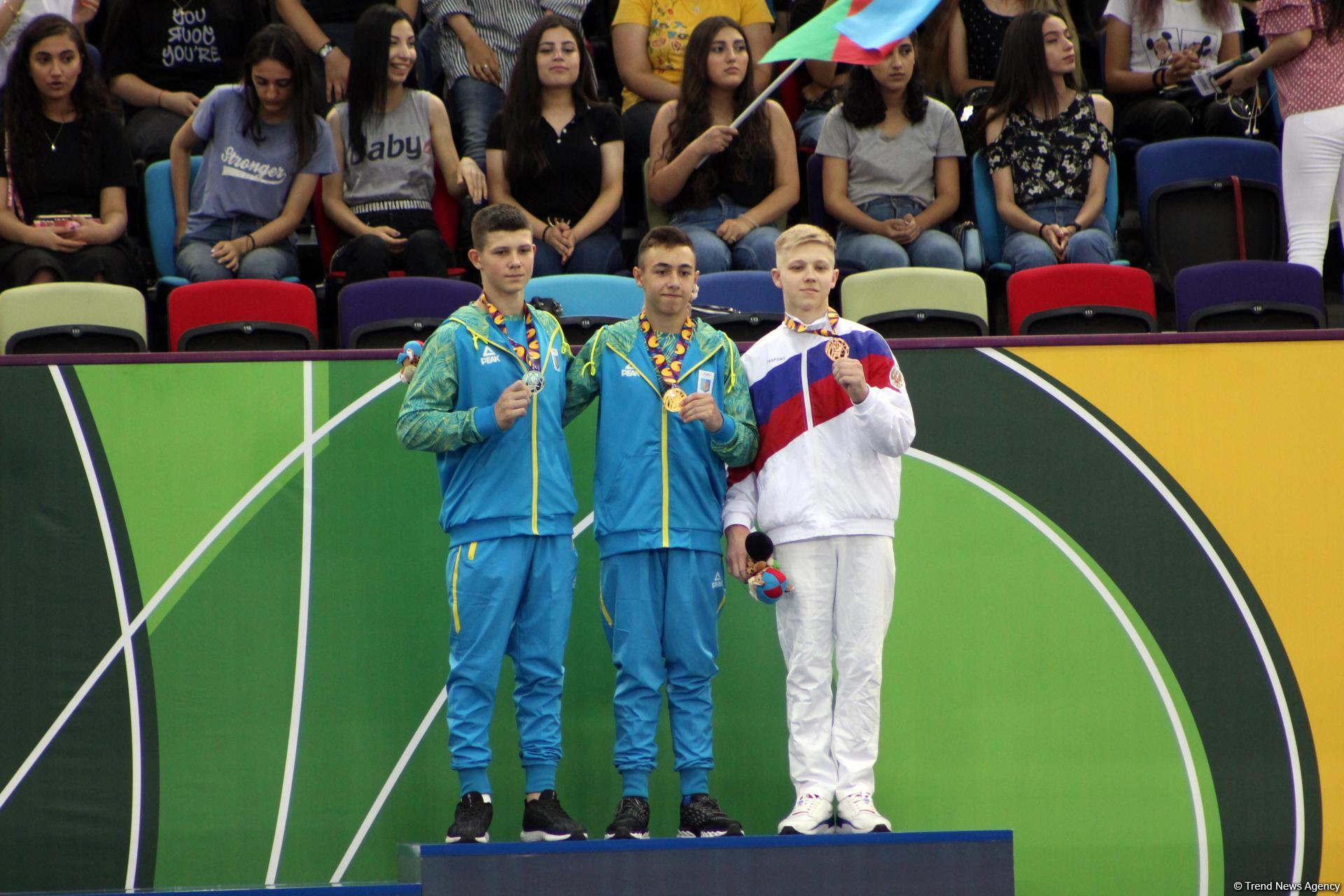 Ukraynalı gimnast EYOF Bakı 2019-da qızıl medal qazandı