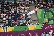 "EYOF Bakı-2019": İdman gimnastikası yarışlarından maraqlı anlar (FOTO)