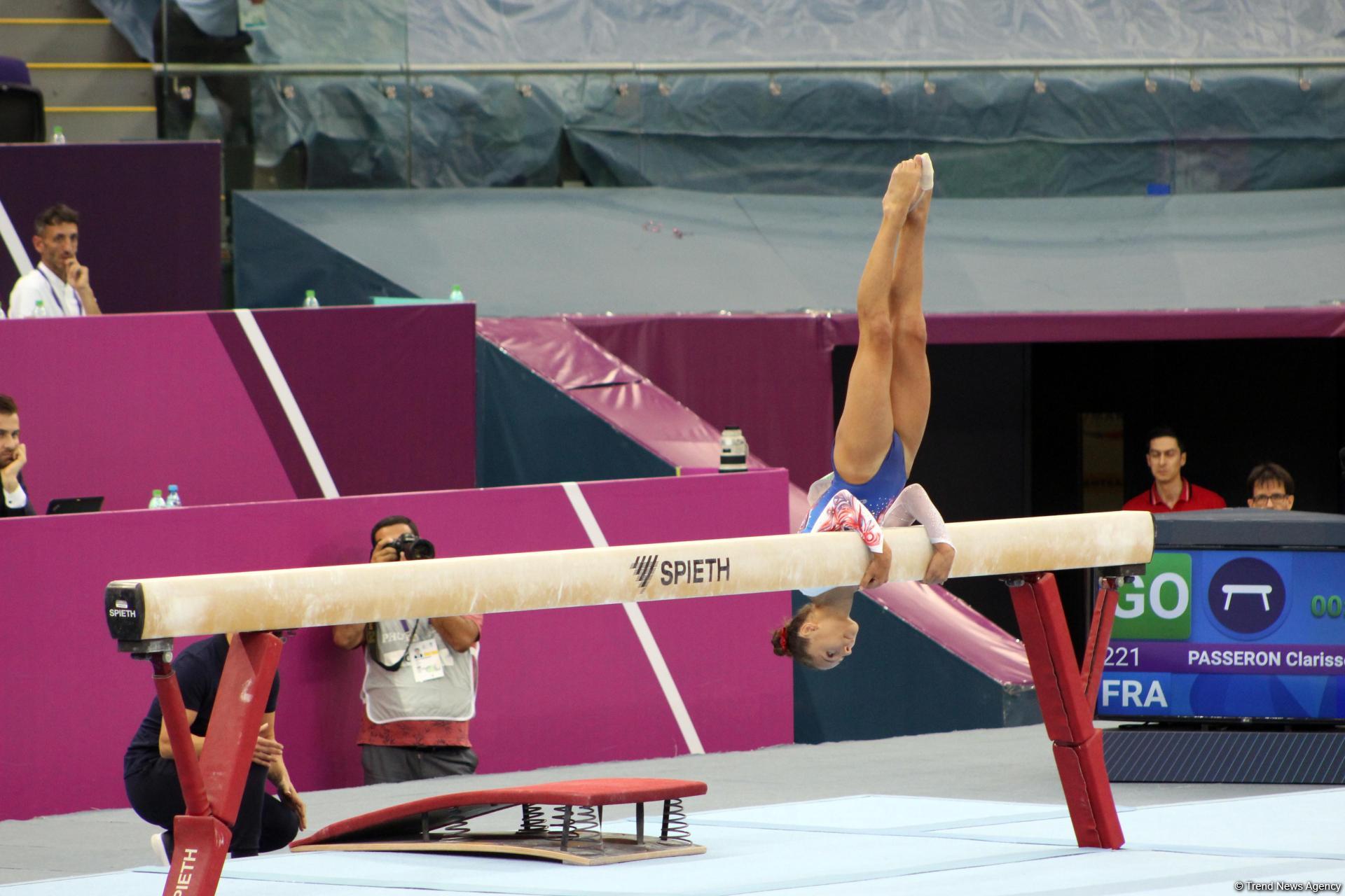 "EYOF Bakı-2019": İdman gimnastikası yarışlarından maraqlı anlar (FOTO)