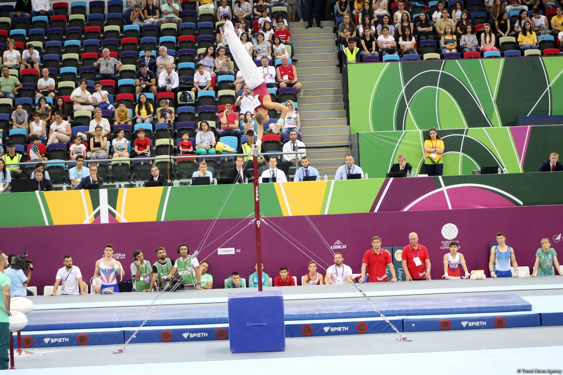 "EYOF Bakı-2019": İdman gimnastikası yarışlarından maraqlı anlar (FOTO)