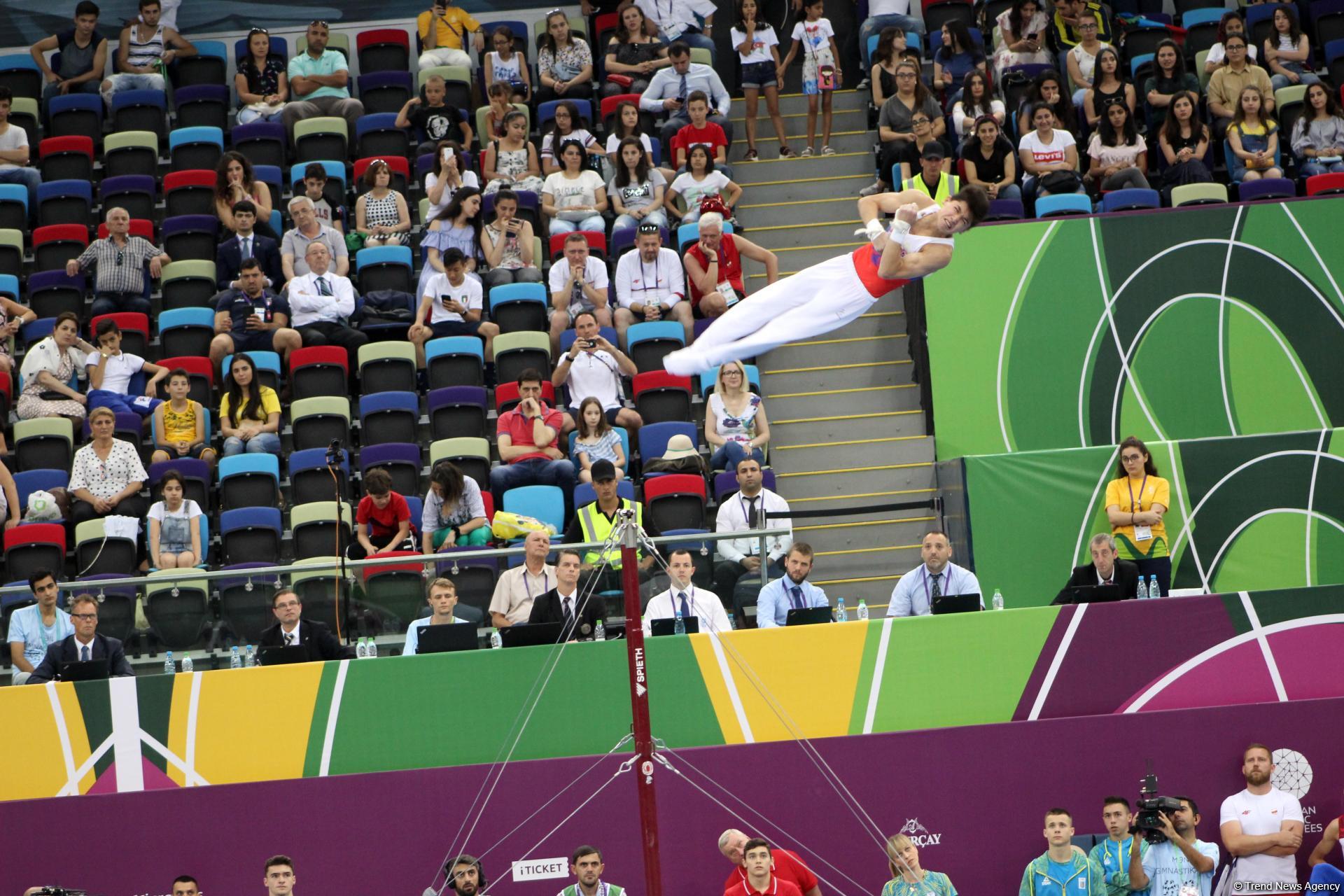 "EYOF Bakı-2019": İdman gimnastikası yarışlarından maraqlı anlar (FOTO)