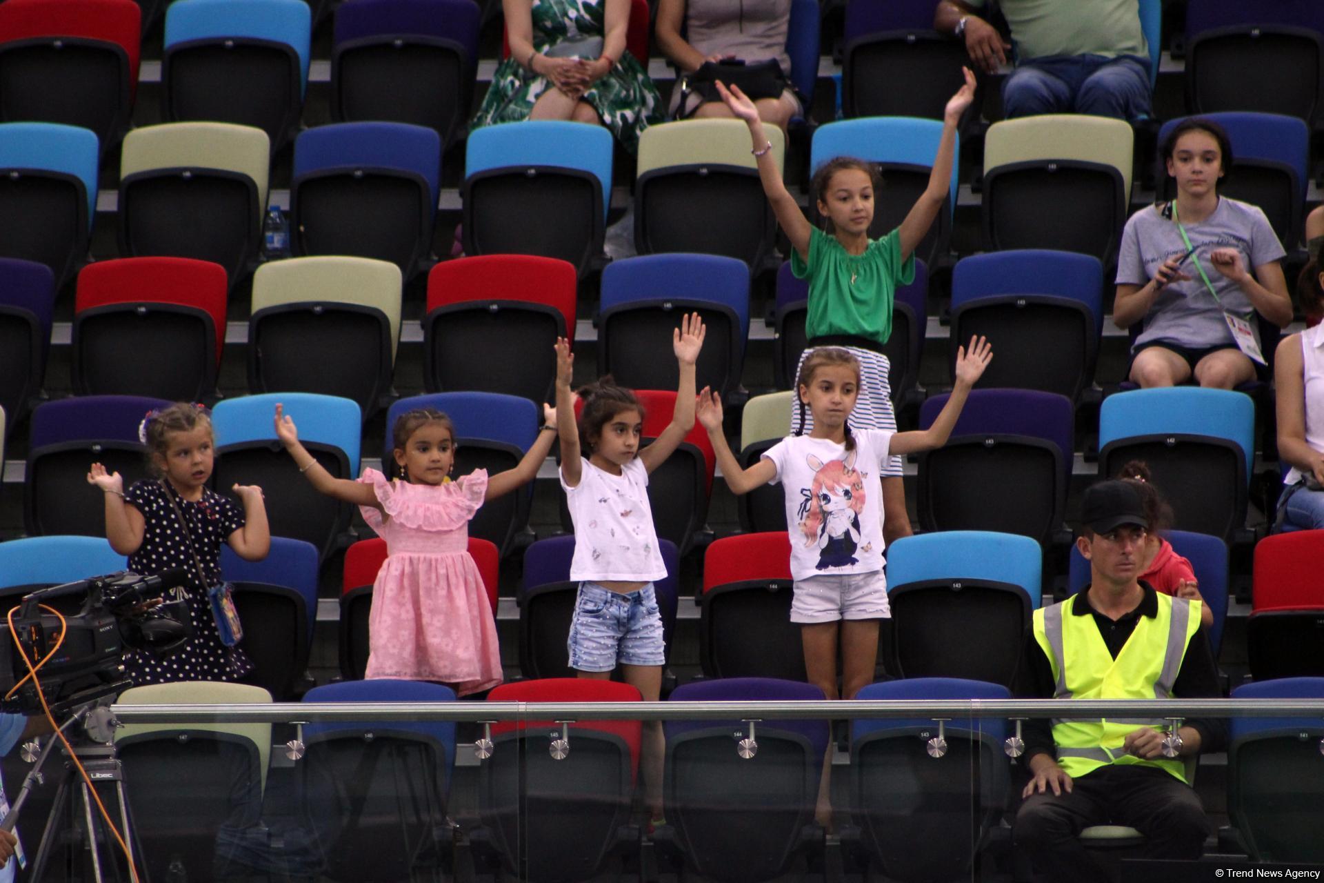 "EYOF Bakı-2019": İdman gimnastikası yarışlarından maraqlı anlar (FOTO)