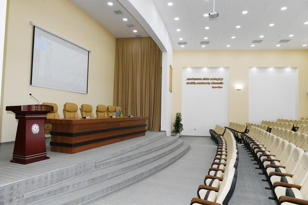 Prezident İlham Əliyev və birinci xanım Mehriban Əliyeva Pirallahı Rayon İcra Hakimiyyətinin yeni inzibati binasının açılışında iştirak ediblər (FOTO) (YENİLƏNİB)