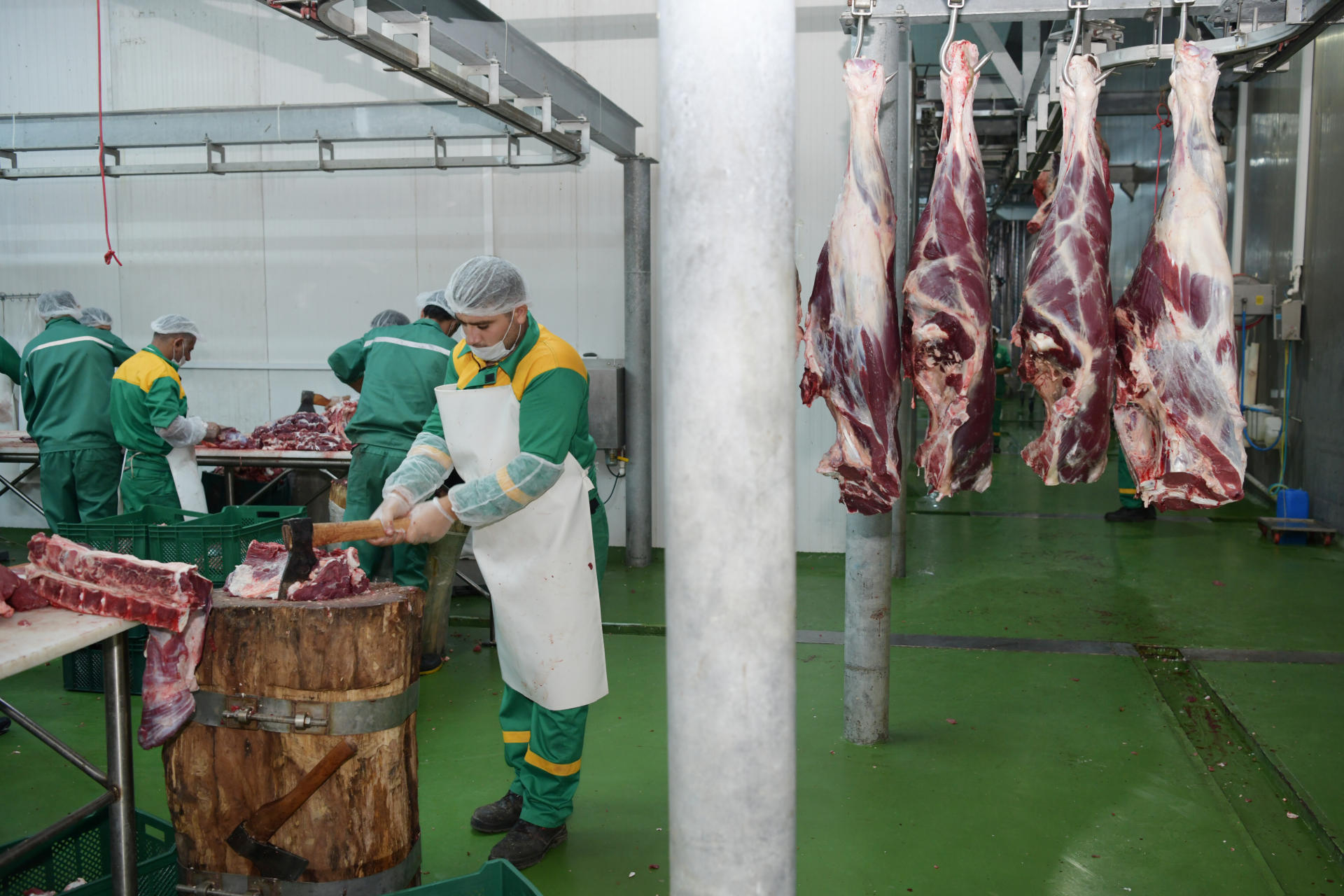 Heydər Əliyev Fondu aztəminatlı ailələrə qurban payları çatdırır (FOTO)