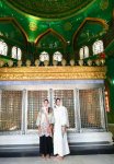 Bibiheybət ziyarətgahında Azərbaycanın Birinci vitse-prezidentinə Qurani-Kərim hədiyyə olunub (FOTO)