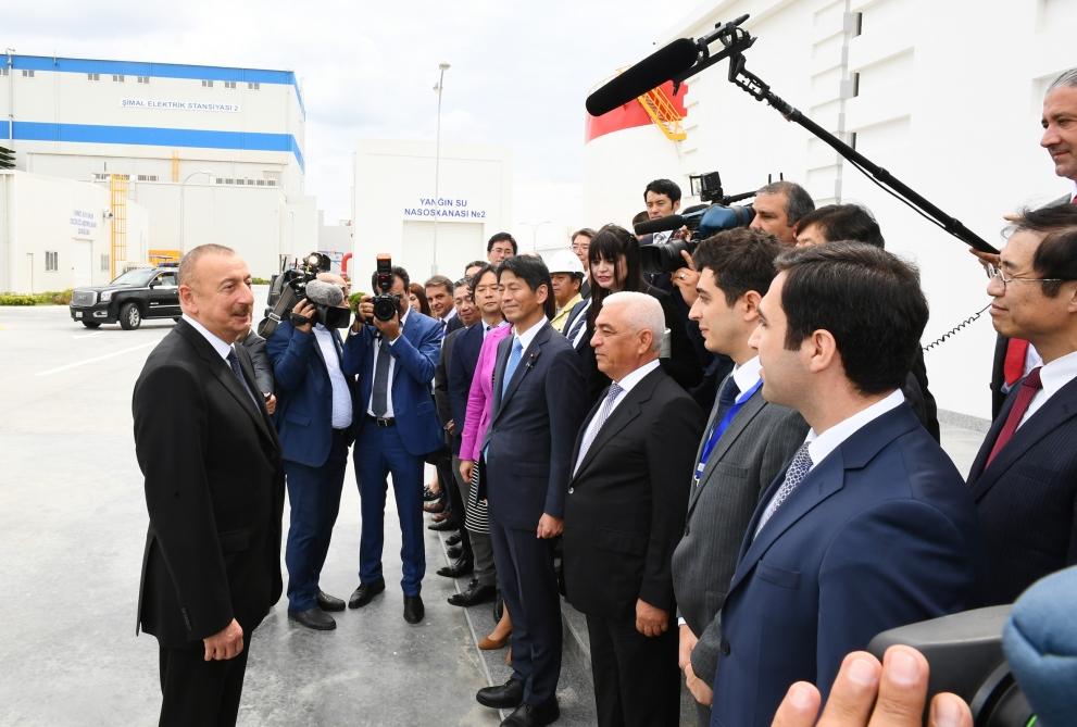 Prezident İlham Əliyev Bakıda “Şimal-2” elektrik stansiyasının istismara verilməsi mərasimində iştirak edib (FOTO)(YENİLƏNİB)
