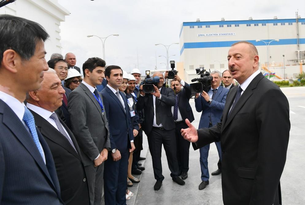 Prezident İlham Əliyev Bakıda “Şimal-2” elektrik stansiyasının istismara verilməsi mərasimində iştirak edib (FOTO)(YENİLƏNİB)