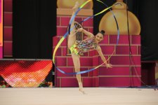 Bakıda bədii gimnastika üzrə dünya çempionatı ərəfəsində sınaq təlim-məşqləri keçirilib (FOTO)