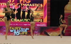 Bakıda bədii gimnastika üzrə dünya çempionatı ərəfəsində sınaq təlim-məşqləri keçirilib (FOTO)