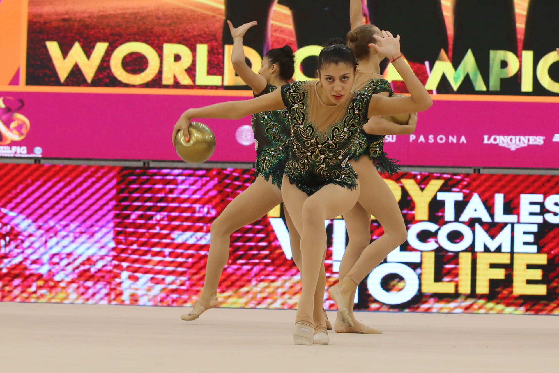 Bakıda bədii gimnastika üzrə dünya çempionatı ərəfəsində sınaq təlim-məşqləri keçirilib (FOTO)