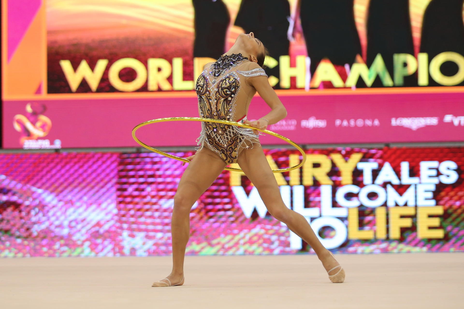 Bakıda bədii gimnastika üzrə dünya çempionatı ərəfəsində sınaq təlim-məşqləri keçirilib (FOTO)